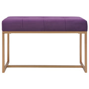 Panca 80 cm in Velluto Viola 247557