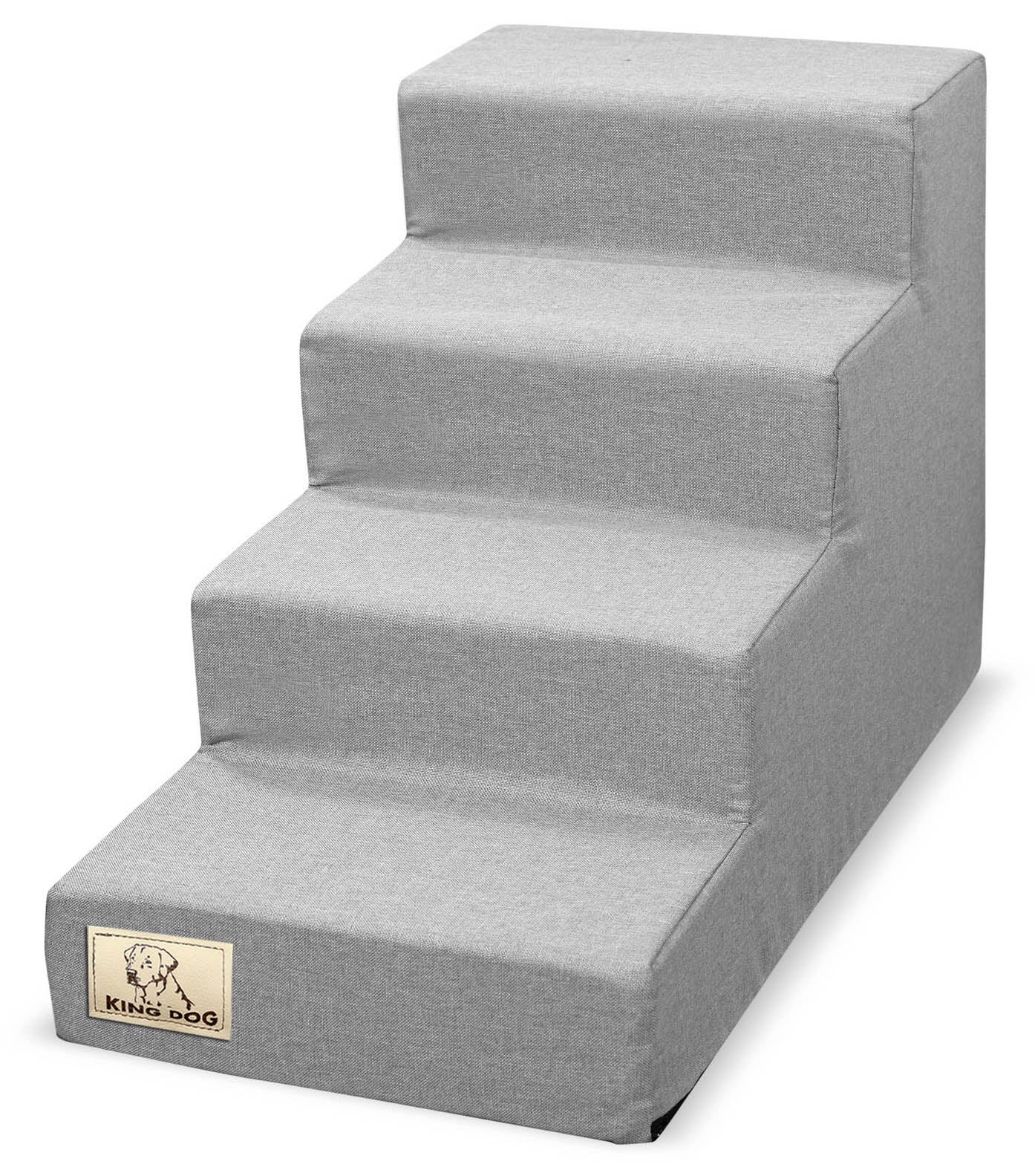 AIO FACTORY Scala per cani 60x40x30 cm, impermeabile, grigia, antiscivolo