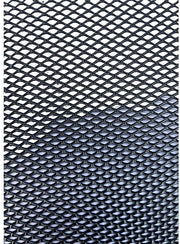 Griglia a forma di diamante in alluminio universale, rete allungata, rete a cella di ape, griglia paraurti, 4 x 8 mm