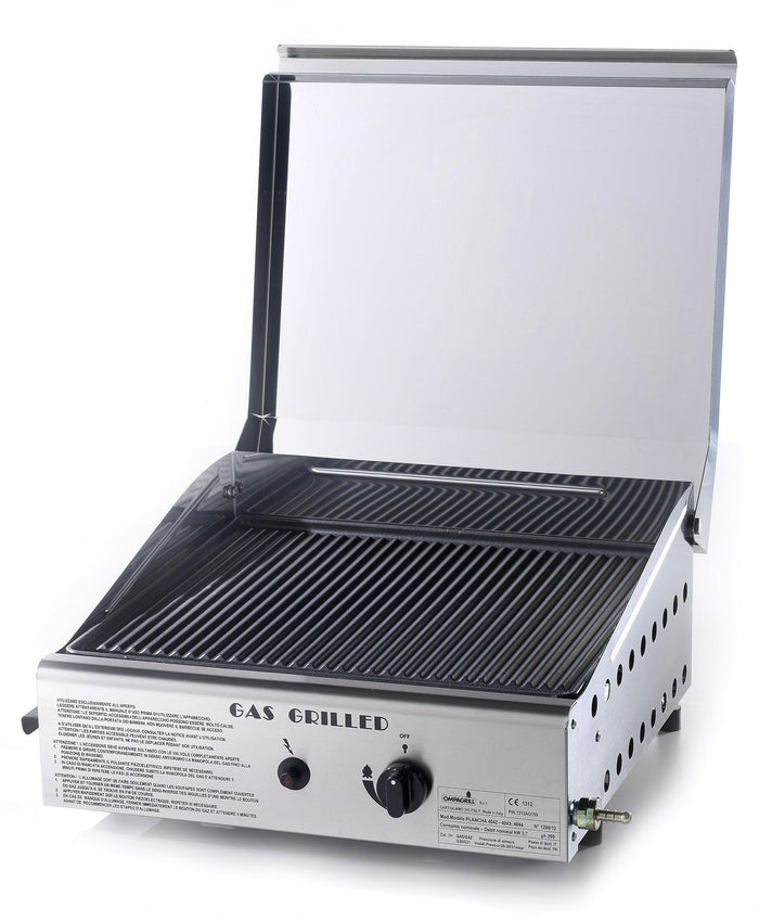 Piastra di Cottura in Ghisa a Gas GPL Ompagrill Plancha Single 4043 Cover