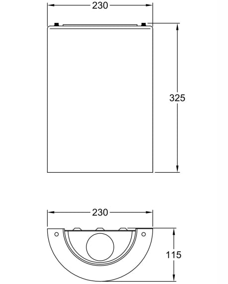 Lampada da Parete Maribel Fumé, Struttura Metallo Vetro e Metacrilato, Attacco E27 40W, IP20, 23x11,5x32,5 cm - Maribel Illuminazione