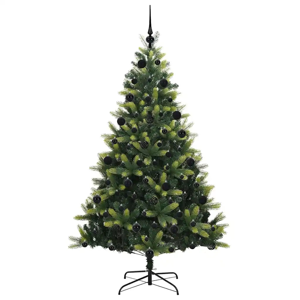 Albero di Natale | Decorazioni natalizie Artificiale a Cerniera con 300 LED 210 cm
