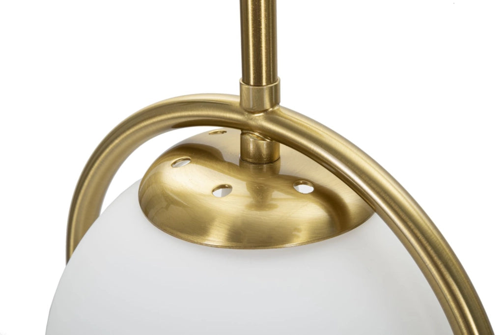 LAMPADA DA TAVOLO GLAMY ARC -B- CM Ø 21X50
