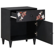 Comodino | Armadio da Notte | Mobiletto da notte Multicolore 50 x 33 x 60 cm Legno di mango massello