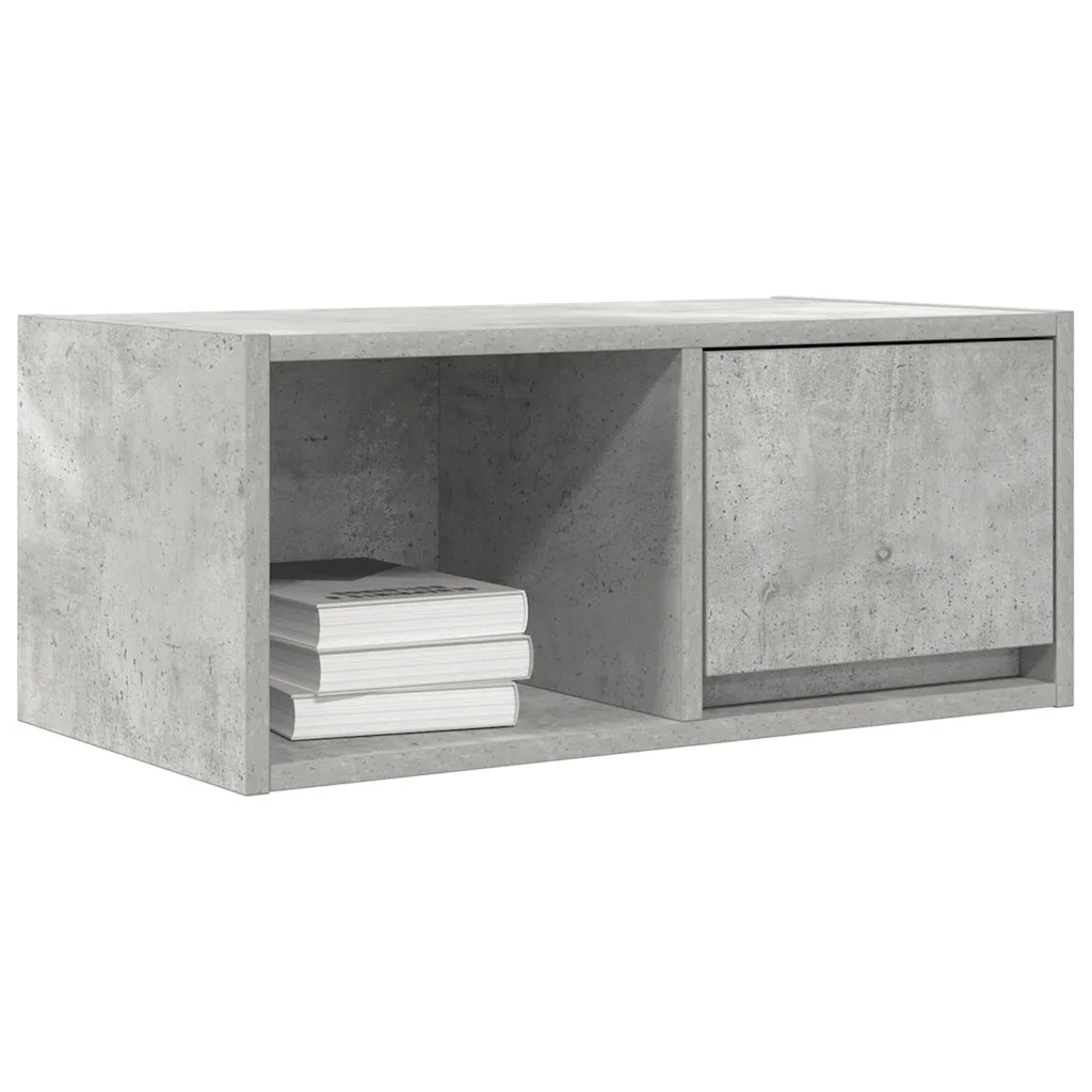 Mobili TV 2 pz Grigio Cemento 60x31x25,5cm in Legno Multistrato 861443