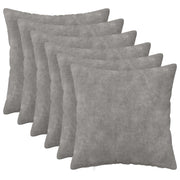 Federa 6 pcs HEERLEN Grigio Chiaro 35 x 35 cm 908142