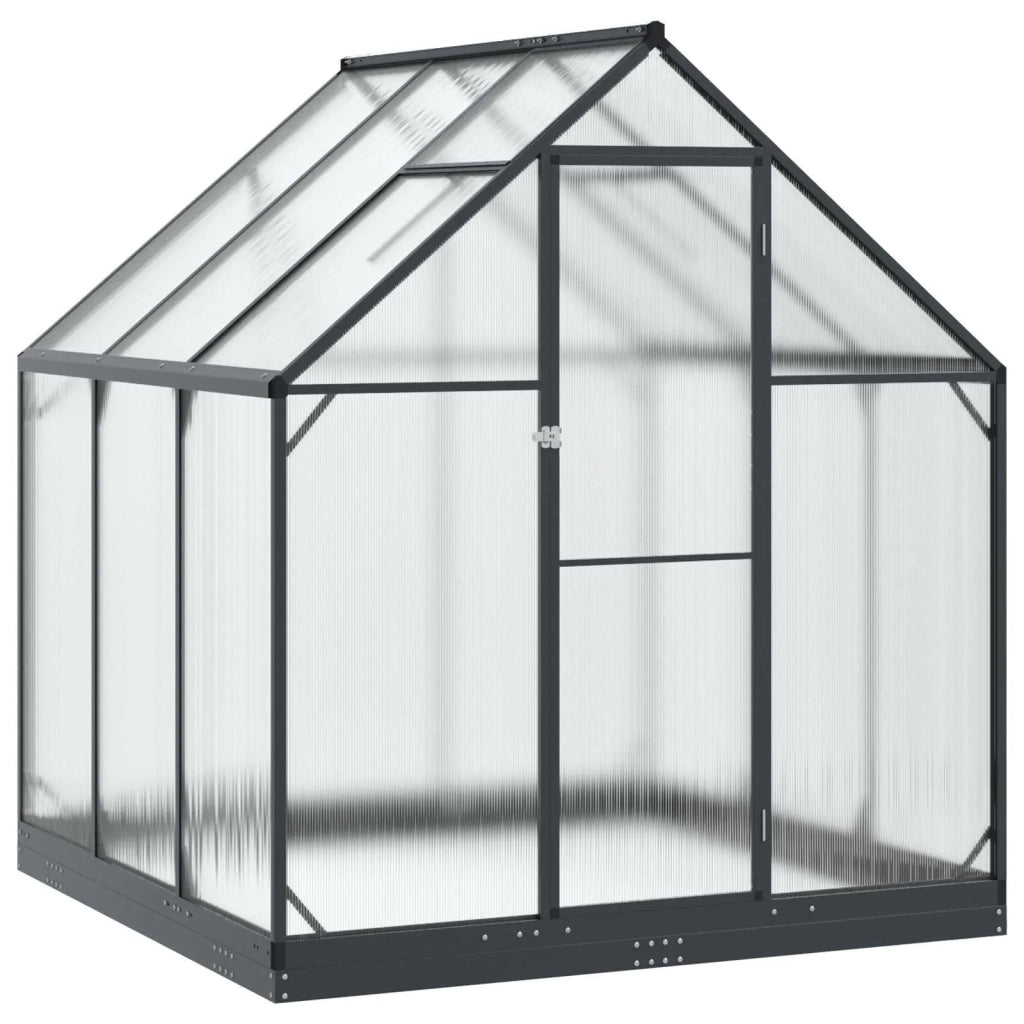 Serra da Giardino con porta Antracite 183,5 x 183,5 x 207 cm 3433041