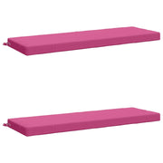 Cuscini per Panchina a 2 Pezzi SOEST 2 pz 100% Poliestere Rosa 950289