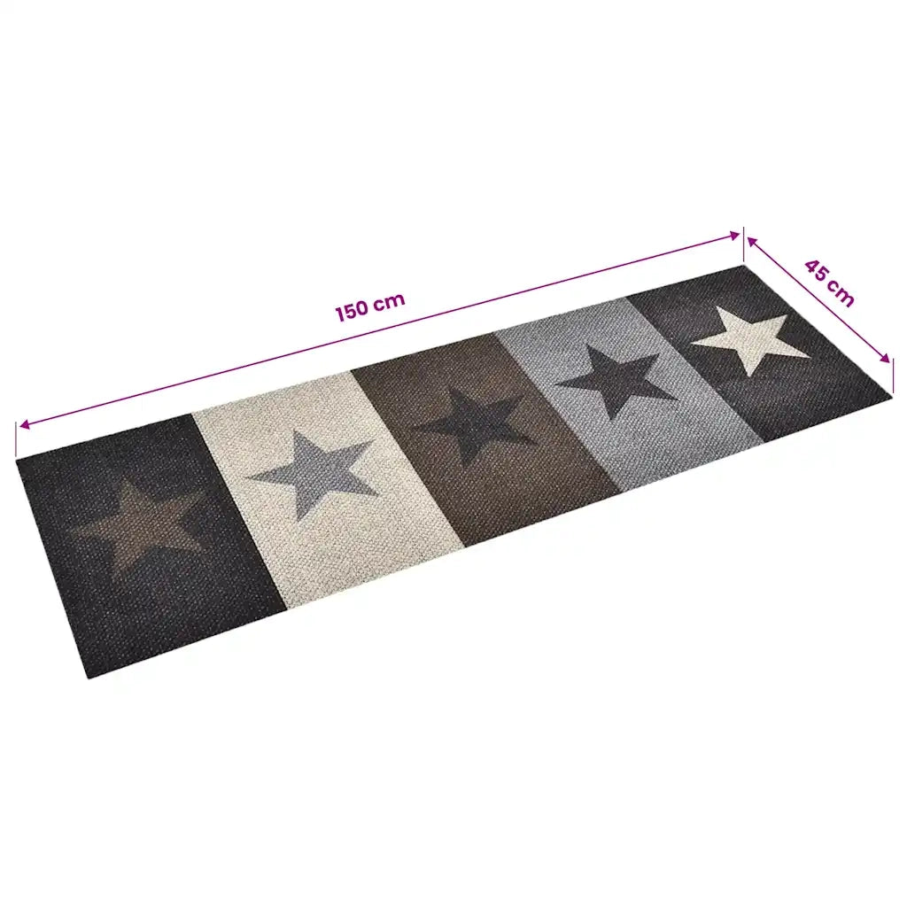 Tappetino da Cucina Lavabile Stelle 45x150 cm 315961
