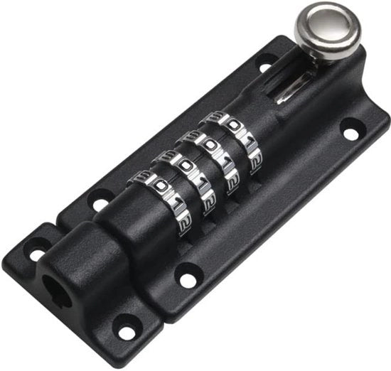 Serratura a chiave senza chiave - Materiali resistenti - Acciaio inossidabile - Acciaio zincato - Sicura e affidabile - Slot per porta