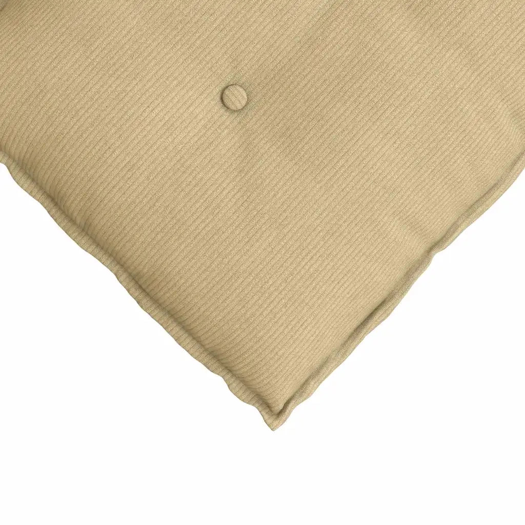 Cuscino per Schiena Grigio Verde 140 x 50 cm Tessuto in Cords 42014869