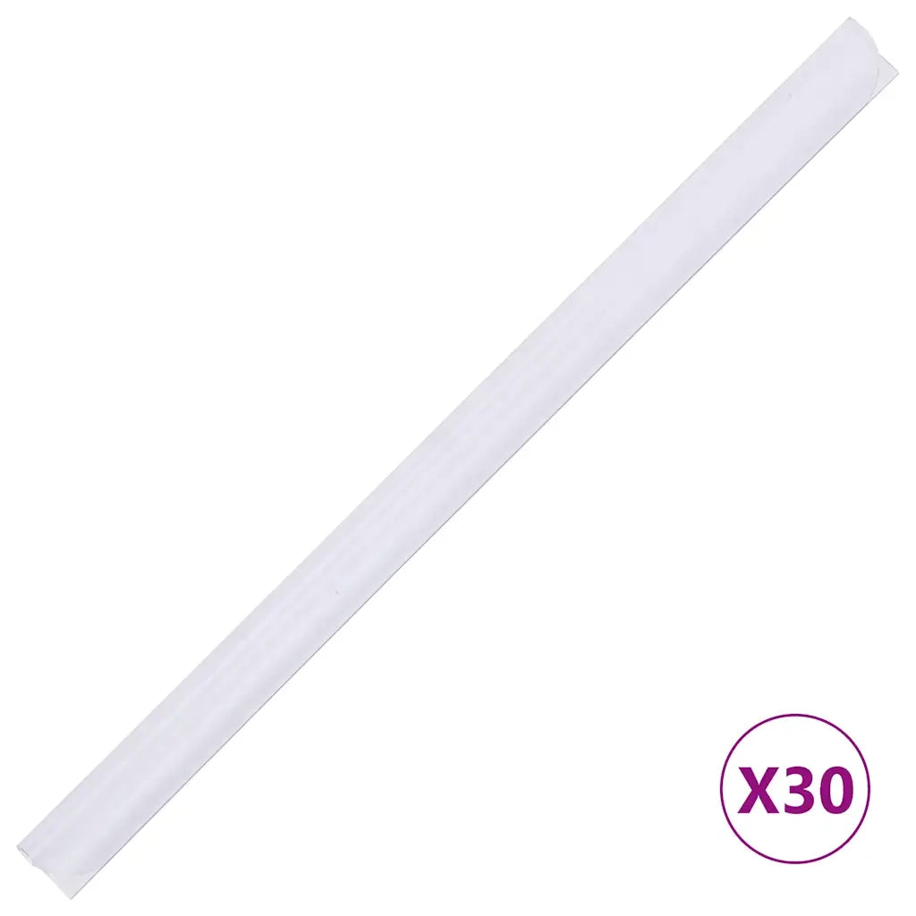 Recinzione Frangivento da Giardino PVC 70x0,19 m Bianco 147859