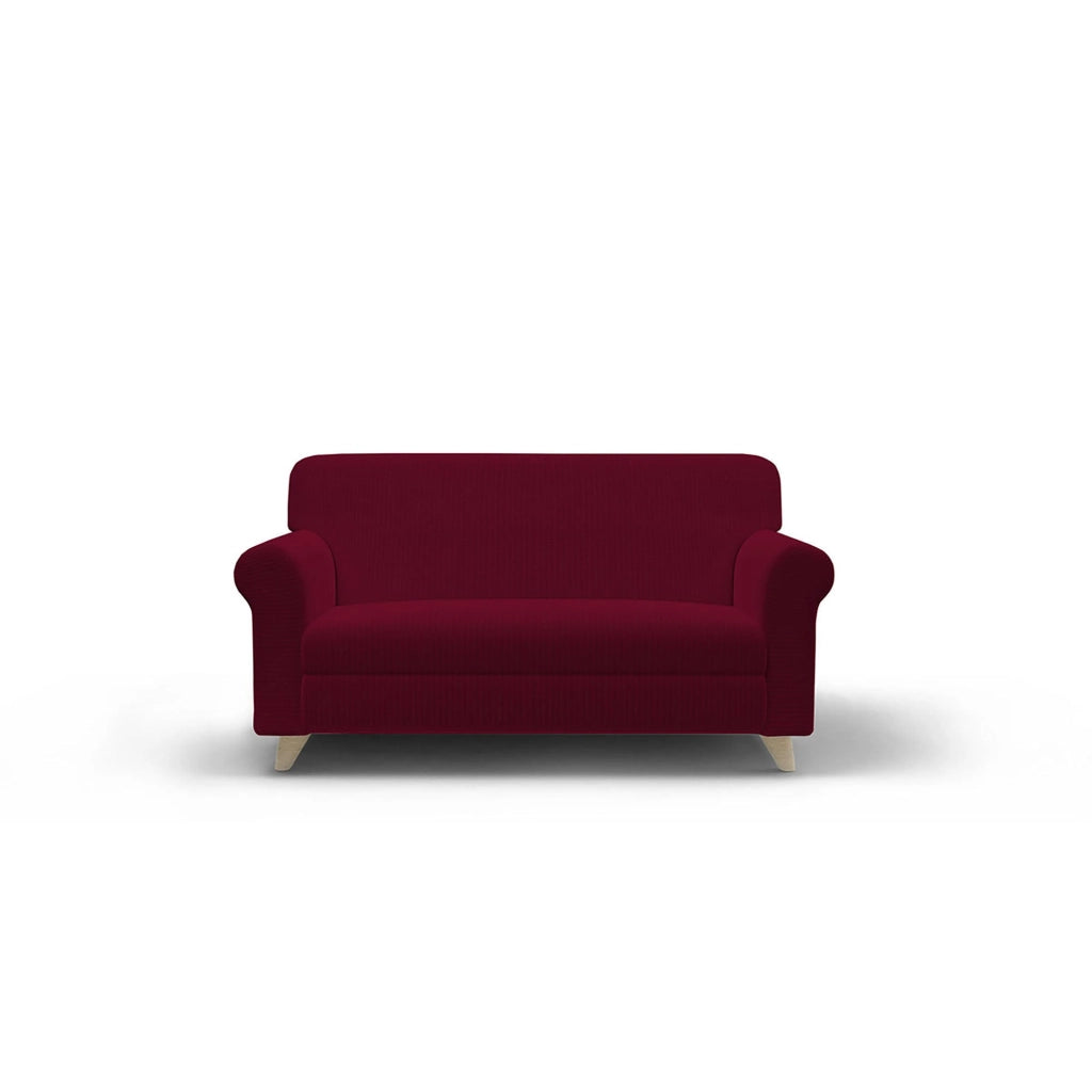 Copridivano Elasticizzato 1 Posto in Poliestere Iris Bordeaux