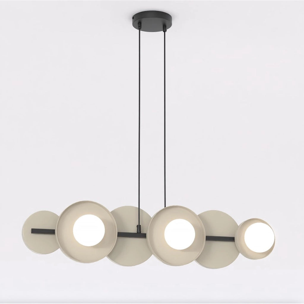 Lampada a sospensione Model in acciaio moka e vetro