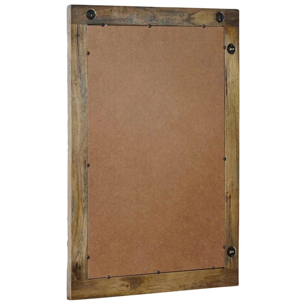 Specchio da parete Rettangolare Marrone Noce 70 x 50 cm 4018363