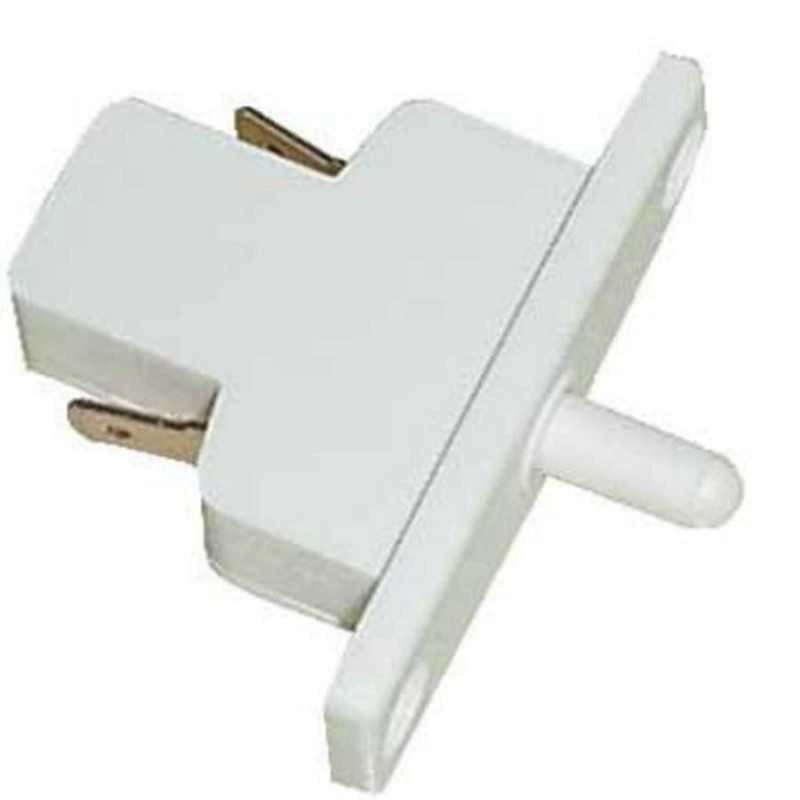 interruttore PULSANTE PORTA LUCE FRIGORIFERO UNIVERSALE 2C ARISTON E VARIE - UNIVERSALE