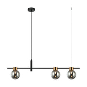 Lampada a sospensione Bletter Italux 3xG9 vetro fumé
