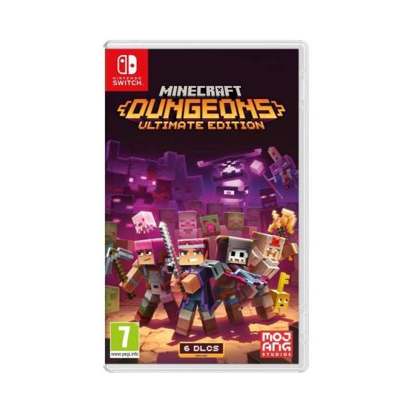 Nintendo minecraft dungeons ultimate edition inglese, ita nintendo switch - 10008746