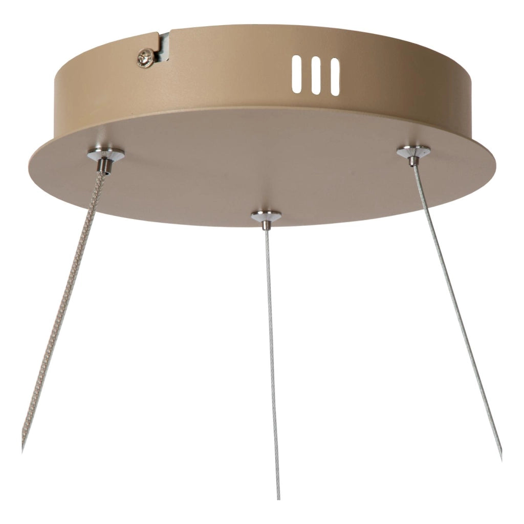 Lampada sospesa LED spirale taupe alluminio ESPIRAL Lucide