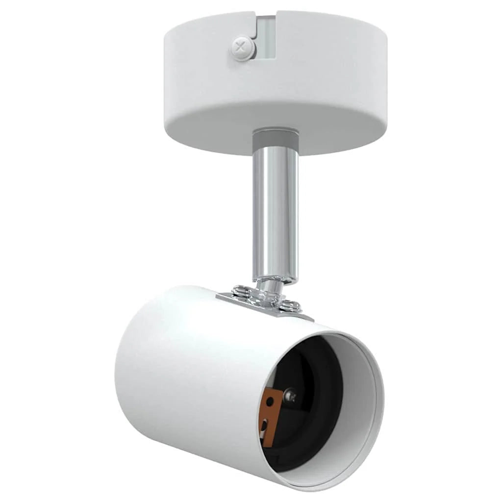 Faretto da soffitto dal design moderno con illuminazione direzionale 6,5 x 6 x 11,5 cm metallo bianco 02_0058286