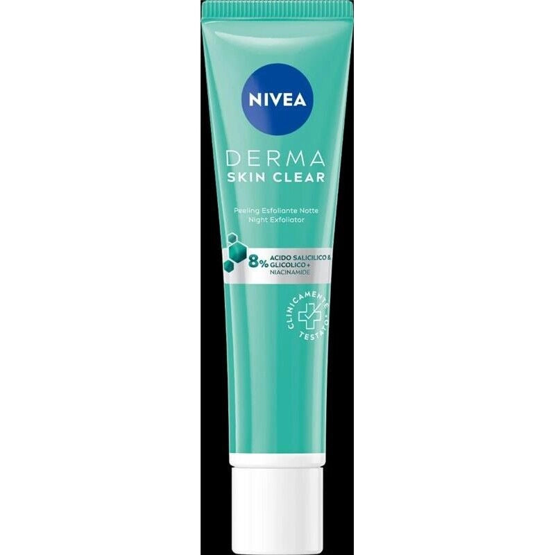 NIVEA SCRUB PEELIN SKIN CLEAR 40ML ESFOLIANTE NOTTE PER PELLI CON IMPERFEZIONI