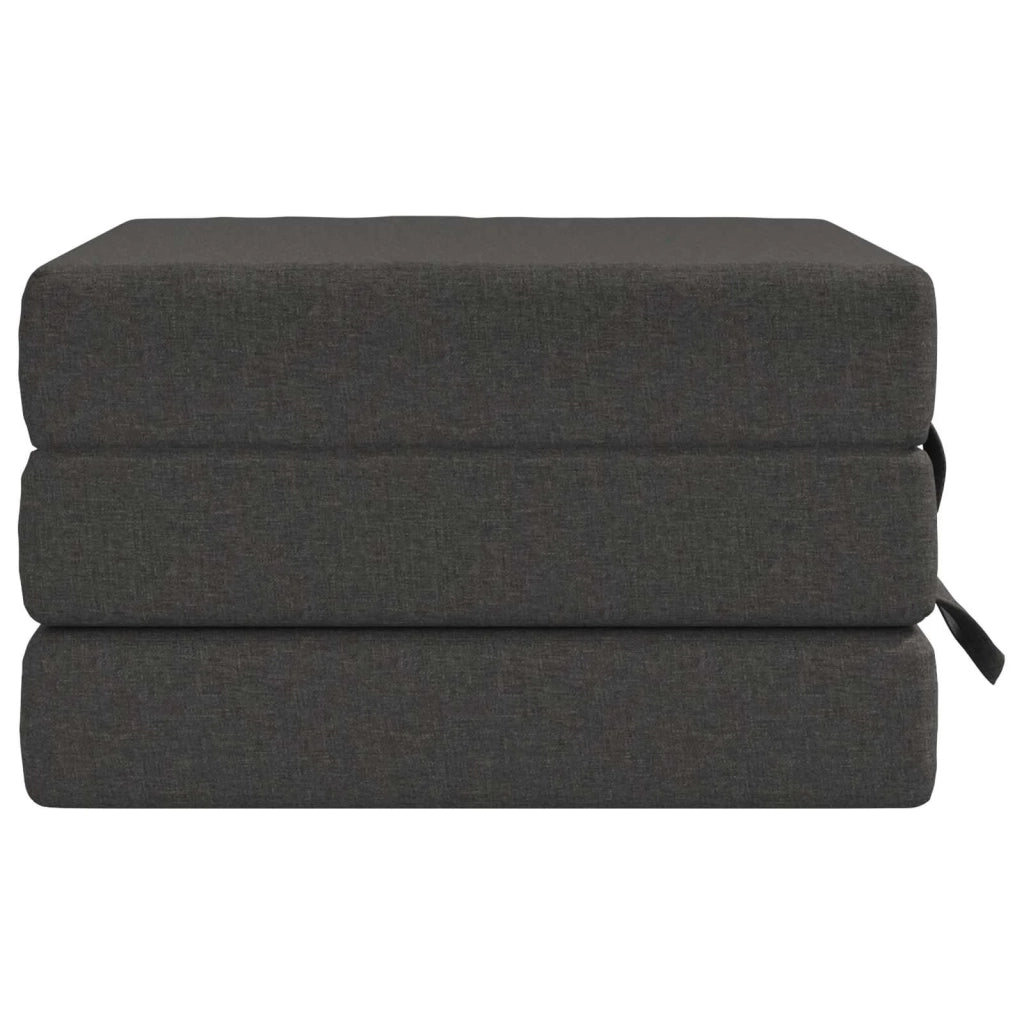 Divano Letto Pieghevole 90 x 63 x 45 cm Grigio Scuro 900149