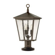 Lampada esterna a colonna Trellis bronzo E14 60W Hinkley