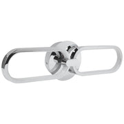 Lampada da parete a LED con paralume in metallo argento LED con illuminazione decorativa bianca calda