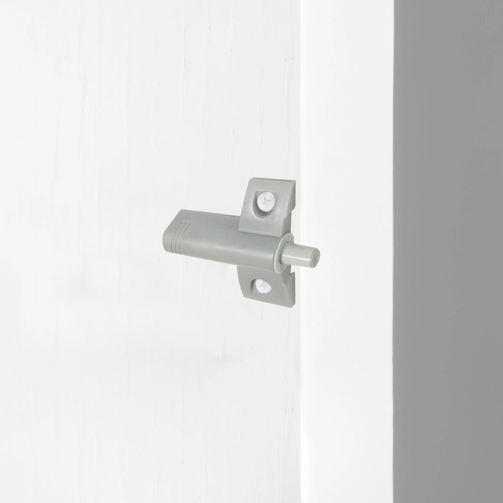 Emuca Pistone per porta a battente Minidamp 2, Chiusura soft, Acciaio, Grigio, 10 u.