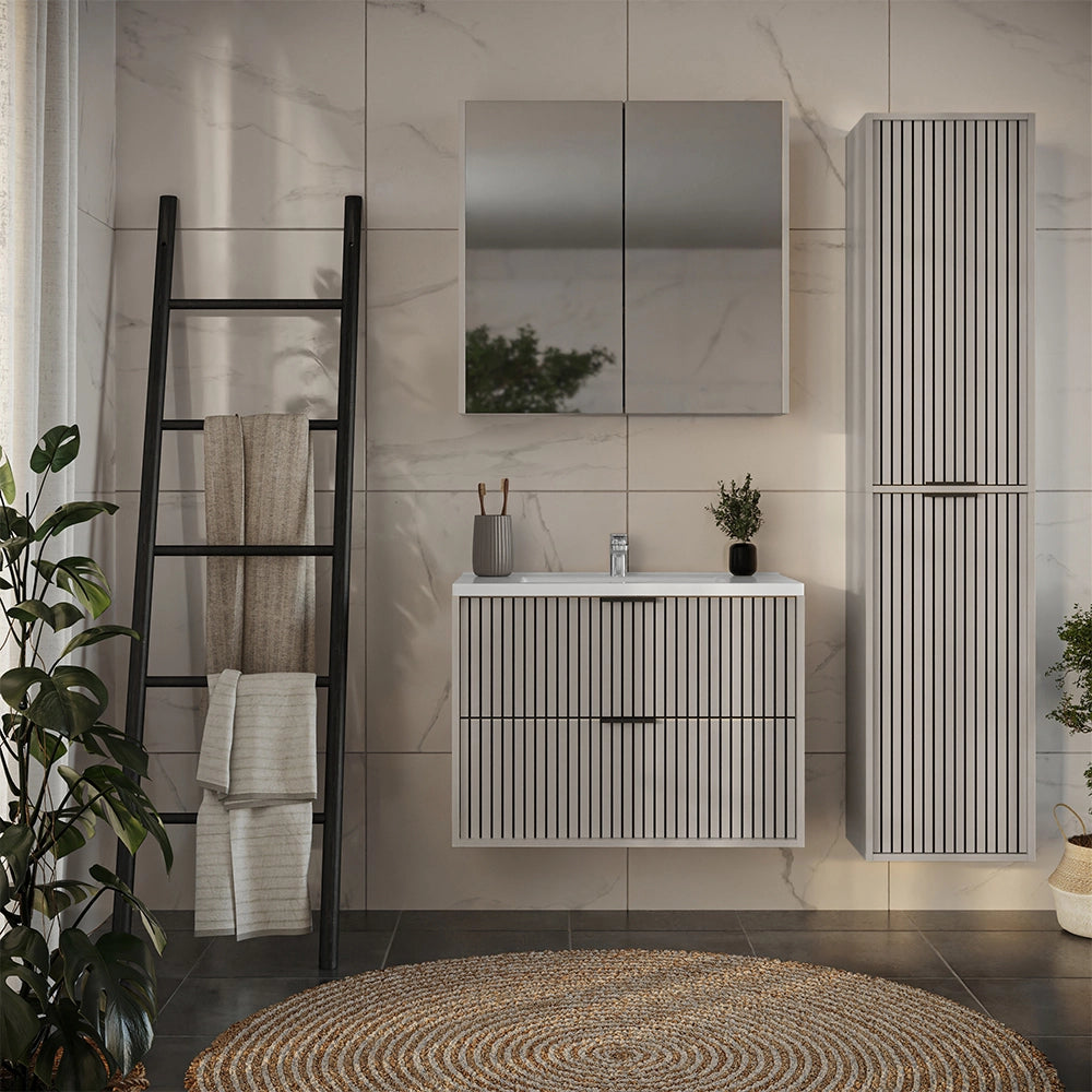 Vicco Set di mobili da bagno Cachemire 4 parti
