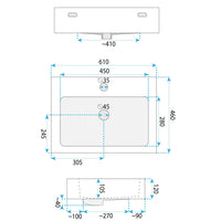 Lavabo Da Appoggio In Ceramica Rea Alison White