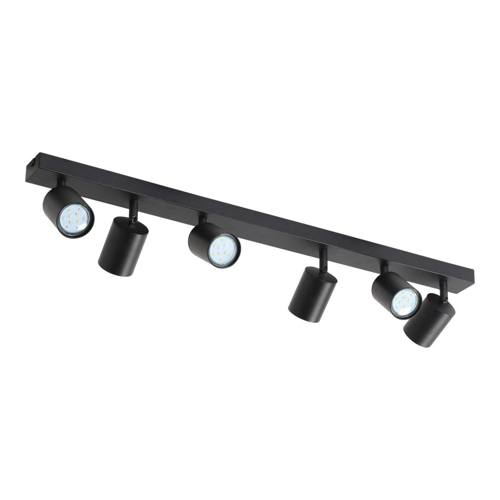 ZMH Faretto da soffitto LED neri orientabili 360° design industriale moderno per soggiorno camera