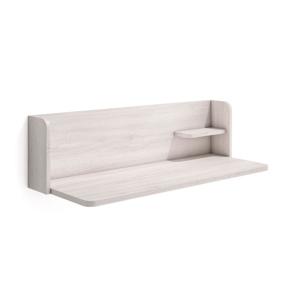 Scrivania da parete Herdasa bianco 25x90x35