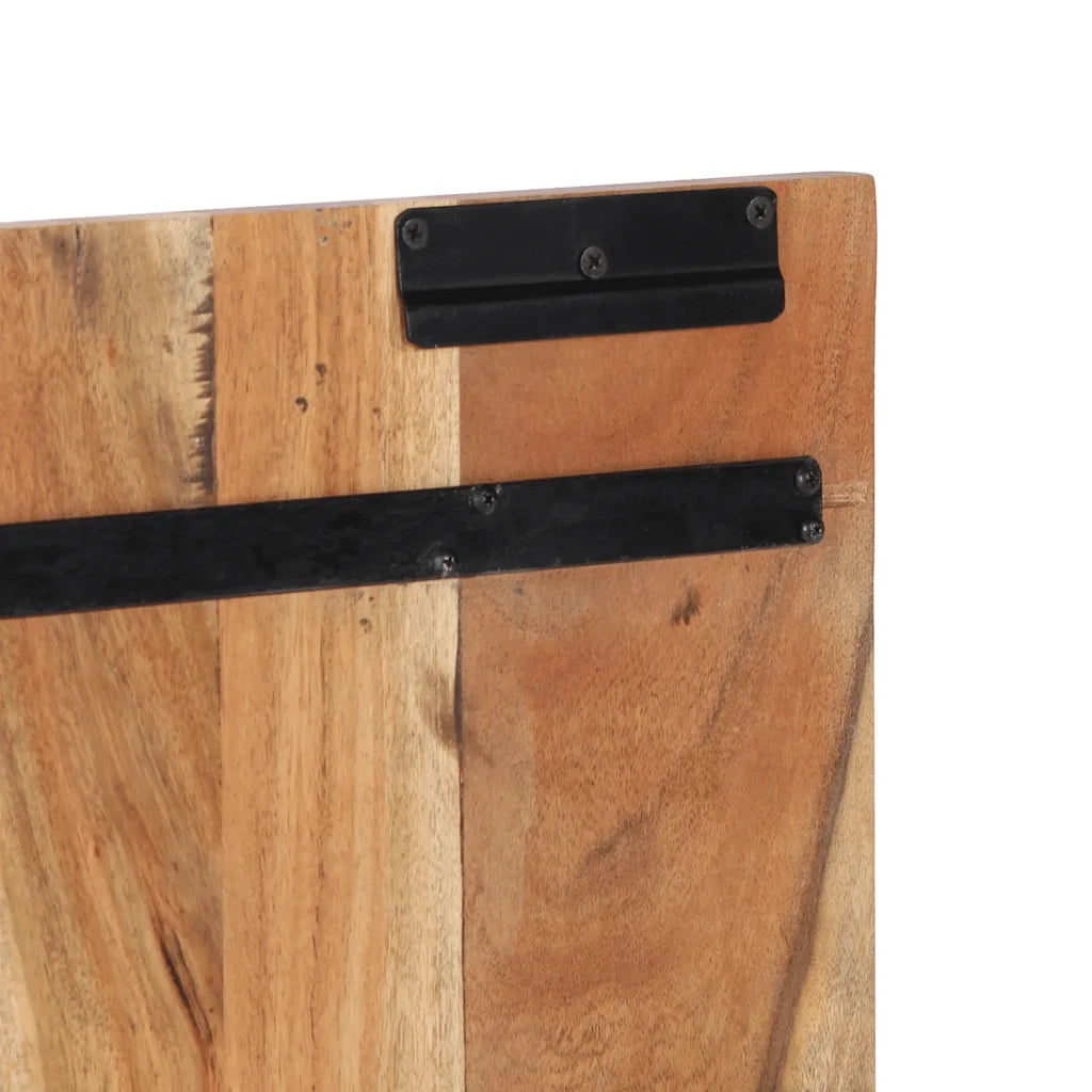 vidaXL Testiera 160 cm in Legno Massello di Acacia