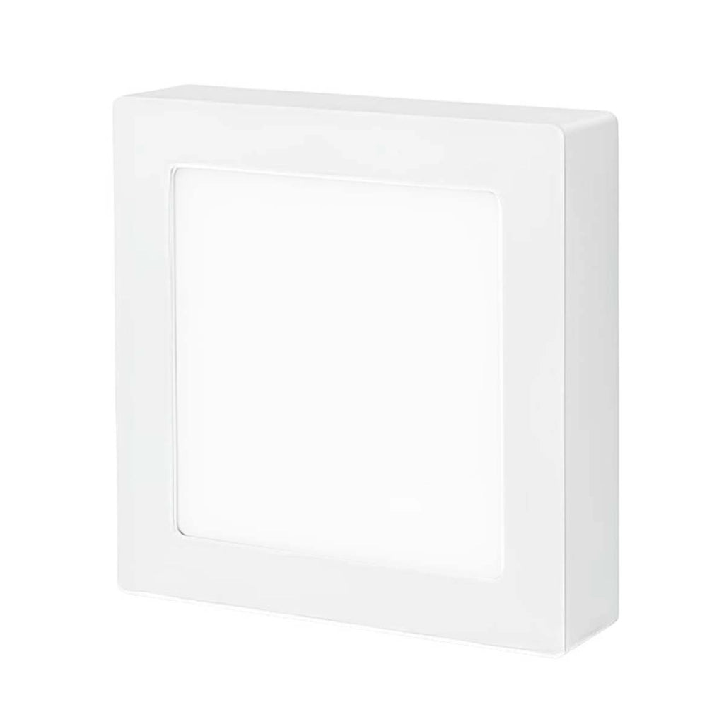 Pannello Luminoso LED Quadrato 6W 117x117mm Illuminazione Omogenea Bianco Avizar