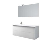 Mobile bagno composizione vasca SX 4 pezzi IGEA colore bianco opaco