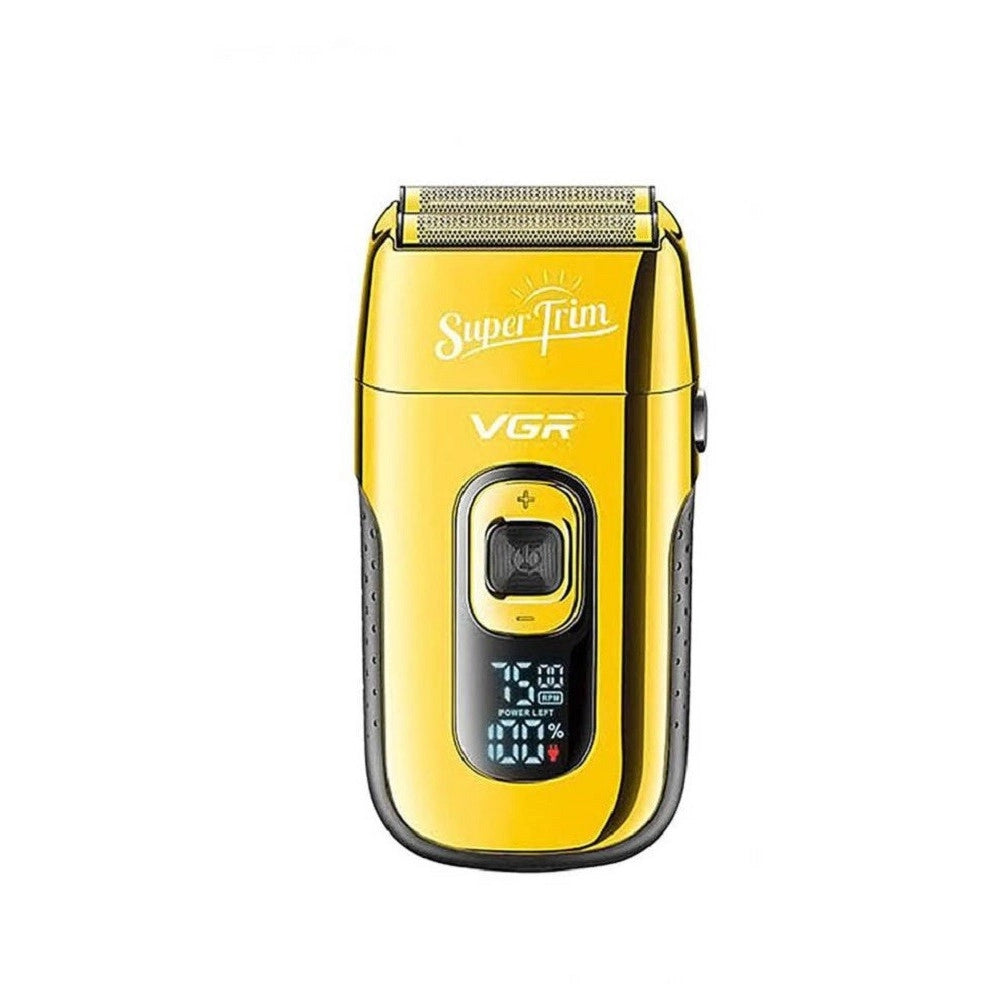Trade Shop - Rasoio Elettrico Uomo Barba E Corpo Batteria Vgr 332 Per Pelli Sensibili Prof -