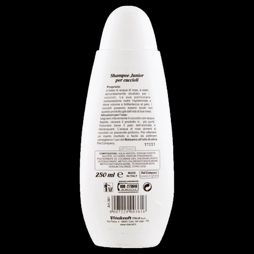 PET COMPANY SHAMPOO PER CANI JUNIOR SPECIFICO PER CUCCIOLI 250 ML