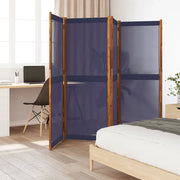 Divisorio Ambienti | Divider per stanze | Paravento a 4 Pannelli Blu Scuro 280x180 cm
