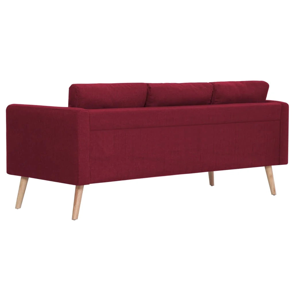 Divano letto a 3 posti letto per gli ospiti trasformabile divano letto per soggiorno divano letto pieghevole casa da interno tessuto rosso bordeaux 02_0020815