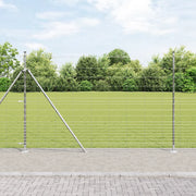 Recinzione per Campo  1.6x25 m Acciaio Zincato