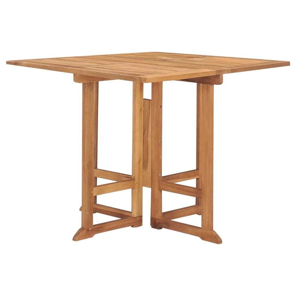 Set da pranzo pieghevole da esterno da 5 pezzi in legno massello di teak 02_0014714