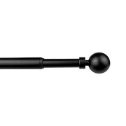 BASTONE METALLO D 12/9  70/120CM PALLA NERO- 1,0 pz