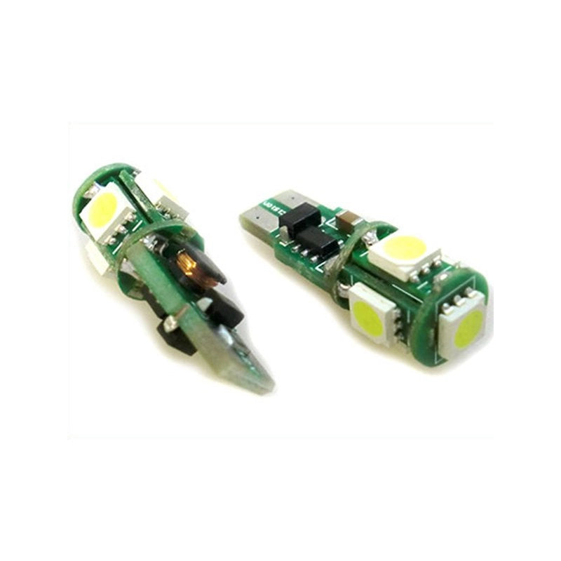 Lampada Led Luci Posizione Canbus Pro T10 W5W 5 Smd 12V No Errore