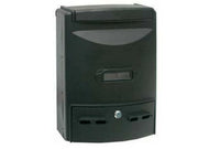 CASSETTA POSTALE IN ALLUMINIO PORTARIVISTE PER ESTERNI EUROPA NERA  cm.28,5x10x38h. colore nero    QUALITY