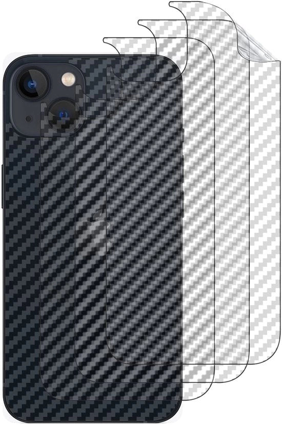 Protezione posteriore per iPhone 14 Plus - Resistente alle macchie - Trasparente - Senza impronte digitali - TPU morbido - Adatto per iPhone 14 Plus