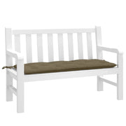 Cuscino per Panca da Giardino Tortora Mélange 120x50x7cm 4002550