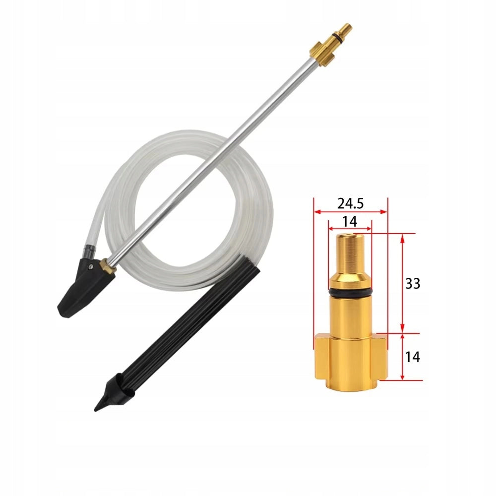 Set di Idrosabbiatura con Ugello Ceramico – Compatibile con Lavor, Vax, Denzel | Tubo 3m, Lancia 460mm