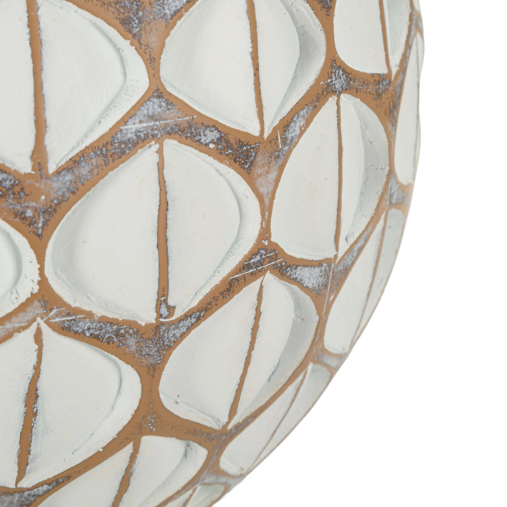 Bareti, Vaso Colore Struttura Bianco, Beige
