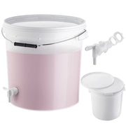 Contenitore di fermentazione KADAX da 20 litri, secchio per vino, liquori e birra, con coperchio e rubinetto.